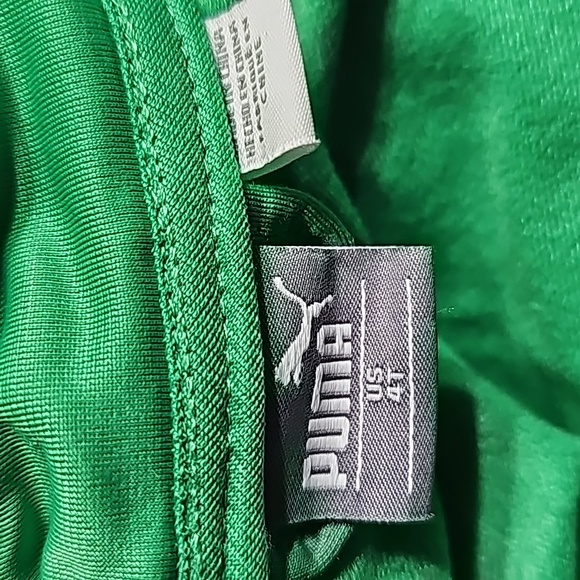 Puma Boys 4T Green Full Zipper Long Sleeve Track Jacket with 2 Pockets Used - Picture 8 of 12